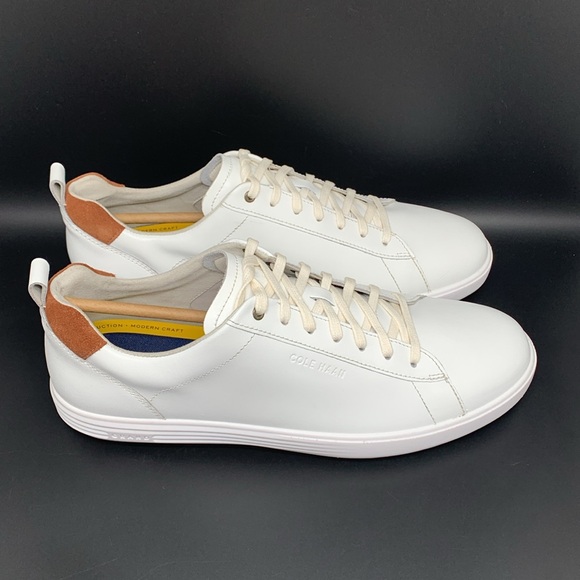 Cole Haan Grand+ Crosscourt II Leather Sneakers‎ C36922 Men’s Sz 11 NWT - Picture 1 of 11